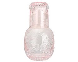 Kristallen Waterkaraf en Glasset voor Slaapkamer en Badkamer - Multifunctionele Mondwaterfles