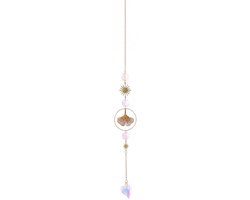 Kristallen zonnevanger als raamdecoratie, prisma-zonnevanger met ketting en haak, regenboogmaker voor plafond, tuin en interieur