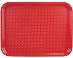 Kristallon dienblad rood 34.5x26.5cm - Horeca