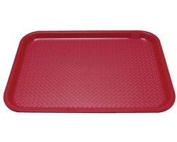 Kristallon Kunststof Dienblad - Rood - 30,5 x 41,5 x (H)2cm
