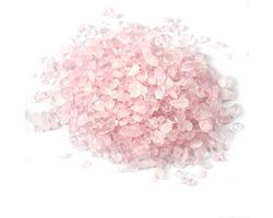 Kristalzand Decoratie - Glazen Steentjes Vaasvuller - Bloempotten Decoreren - Transparante Schittering - 1000g - Roze