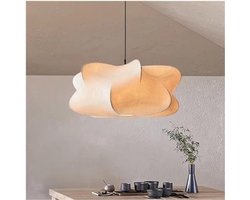 Kroonluchter Enige Uitvoering - Grote Maat - Zijde - Wit - Voor Woonkamer - Moderne Hanglamp