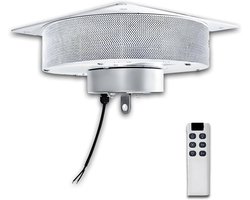 Kroonluchter Hefsysteem - Lampenlift Elektrisch - Onderhoud Hoge Plafonds - Afstandsbediening Inbegrepen - 6 Meter Kabel - Zilver