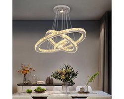 Kroonluchter-Moderne luxe kristallen hanger kroonluchter licht-Cool White