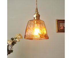 Kroonluchter - Vintage LED Hanglamp – Kroonluchter Glas – Voor Slaapkamer en Woonkamer – Met LED Lamp Warm Wit Licht
