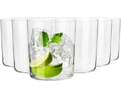KROSNO | Glazen voor Cider, Water en Andere Dranken | Set van 6 glazen - 500 ml | Collectie | Ideaal voor Thuis, Restaurant en Feestjes | Vaatwasmachinebestendig