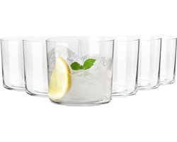 KROSNO | Lange Cider Bier Glazen | Set van 6 - 350 ml | Mixology Collectie | Perfect voor Thuis, Restaurants en Feesten | Vaatwasser Veilig