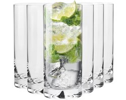 KROSNO | Waterglazen | Set van 6 stuks - 300 ml | Loodvrij kristalglas | Mixology collectie | Sapglazen en Andere Drankglazen, Ideaal voor Thuis, Restaurants en Feestjes | Vaatwasmachinebestendig