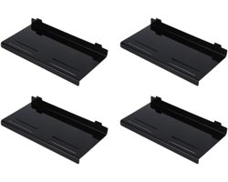 Kruidenlade organizer 4 stuks, acryl multifunctionele inzet lade voor keukenkast aanrecht, uitbreidbaar opbergrek voor kruiden make-up nagellak, 30 x 15 x 2 cm