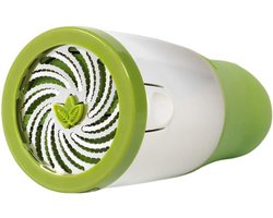 Kruidensnijders - 7.2*7.2*16.3cm - Groen en Wit - ABS en RVS - Kruidenmolen - Snijmachine - Keukenmolen - Peterseliemolen - Keukengereedschap - Kruidensnijder