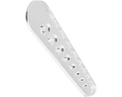 Kruidenstripper - Keukengereedschap - Groenten Voorbereiden - 8 Gaten Ontwerp - 12.8 cm - Transparant