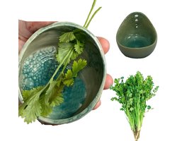 Kruidenstripper Kom - Porselein Keukengereedschap voor het Verwijderen van Bladeren