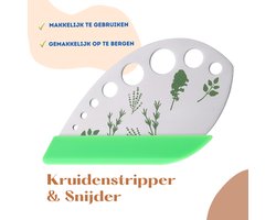 Kruidenstripper- RVS Kruidensnijder- Herb Stripper- Cutter- Multifunctionele Roestvrijstalen, Keukengerei, Keukenaccessoires- Tool- Groentesnijder