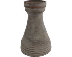 Kruiken En Flessen - Kruik "jos" Taupe Aardew 15x15x23,5cm