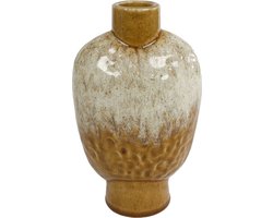 Kruiken En Flessen - Vaas "bart" S Oker Aardew 14x9x23cm
