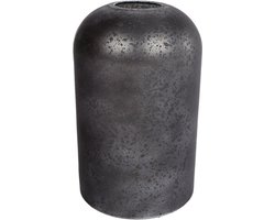 Kruiken En Flessen - Vaas "ted" M Zwart Glas 8x8x12,5cm