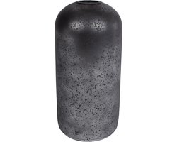 Kruiken En Flessen - Vaas "ted" Xl Zwart Glas 11x11x22,5cm