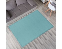 Kruipmat babykamer tapijt speelmat kinderen effen kleuren antislip pluizig