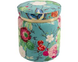 Kruk Flower Fever Ø39cm blauw Kare Design