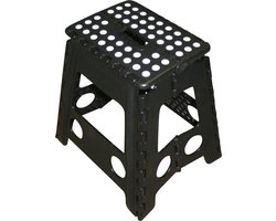 Kruk - Krukje - Opvouwbaar - Zwart Wit - tot 120 kg