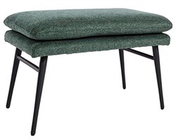 Kruk met Voetensteun en Ottomane - 38x56x40 cm - Groen - Comfortabele Bekleding