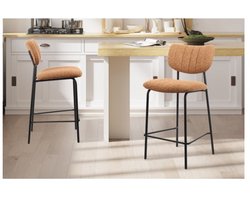 Kruk - Staand - Stof - Oranje