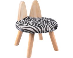 Kruk / stoel voor kinderen in de vorm van een zebra - dieren - kindvriendelijk