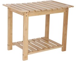 Krukje badkamer - bamboe - tot 100 kg