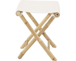 Krukje bamboe met canvas doek - Lesli Living