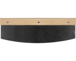 Krumble Pizzasnijder met houten handvat / Pizzames / Pizza / Deegsnijder / Keukenaccessoires / Kookgerei - RVS