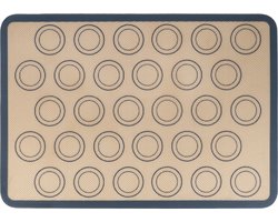 Krumble Siliconen bakmat / Deegmat / Ovenmat / Bakmatten / Anti-kleef bakmatten / Bakspullen - Met 30 cirkels - 29,5 x 42 cm