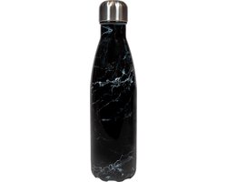 Krumble Thermosfles 500 ml / Thermos Drinkbeker / Waterfles / Travel mug / Drinkfles - Zwart