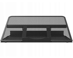 KRUX Laptopstandaard KRX0034 – Verstelbaar – Laptop Verhoger tot 17,3 inch – Metaal – Antislip – Zwart