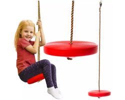 Kruzzel ronde tuinschommel – veilige schommel voor kinderen – verstelbaar en weerbestendig