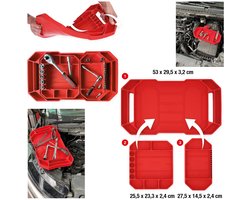 KS TOOLS 3-delige siliconen gereedschapsbak - 500.8077