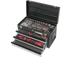 KS TOOLS Gereedschapskist ULTIMATE uitgerust - 3 laden en lade - 114 st