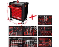 KS tools gereedschapswagen gevuld 397-delig