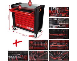 KS tools gereedschapswagen gevuld 397-delig