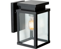 KS Verlichting Muurlamp Jersey - Zwarte buitenlamp - modern wandlamp - E27