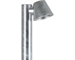 KS Verlichting - Vita Cup - Tuinlamp - Gegalvaniseerd - 80cm - Verzinkt staal - Modern - Zilver