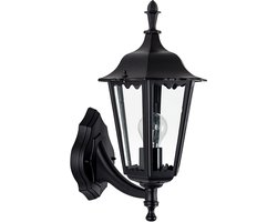 KS Verlichting - wandlamp - Ancona - Staand - Buitenlamp - zeskantig - E27 - Glas - Klassiek - Aluminium - Groen