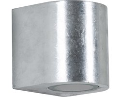 KS Verlichting - wandlamp - Big Noa - down - verzinkt - GU10 - rond - strak - modern - IP54