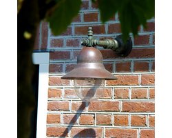 KS Verlichting wandlamp - Bretagne - E27 - IP44 - Klassiek - Brons - Koper