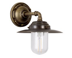 KS Verlichting wandlamp - Dijon - buitenverlichting - E27 - IP44 - Klassiek - Brons - Koper