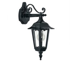 KS Verlichting wandlamp - Sfeero - Hang - Buitenlamp - E27 - Glas - Klassiek - Aluminium - Groen - Zwart