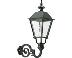 KS Verlichting wandlamp - Singel - M - E27 - Buitenlamp - Weersbestendig - Aluminium - Groen - Antraciet - Zwart