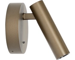 KS Verlichting - wandlamp - Viktor - bedlamp - brons - met schakelaar - leeslamp - USB - LED - 3000K - aluminium