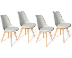 Kuipstoel (4x) - Grijs