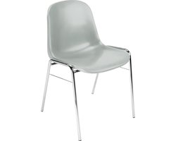 Kuipstoel Beta, stalen onderstel, stapelbaar, zithoogte 460 mm