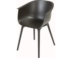 Kuipstoel | Colori | Zwart | Tuinstoel | Modern | Kunststof | Hoogwaardig Design | Binnen & Buiten